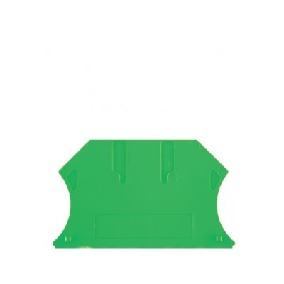 WEIDMULLER WAP 2.5-10 GN Płytka końcowa (styki), 56 mm x 1.5 mm, zielony 1072200000 /50szt./ (1072200000)